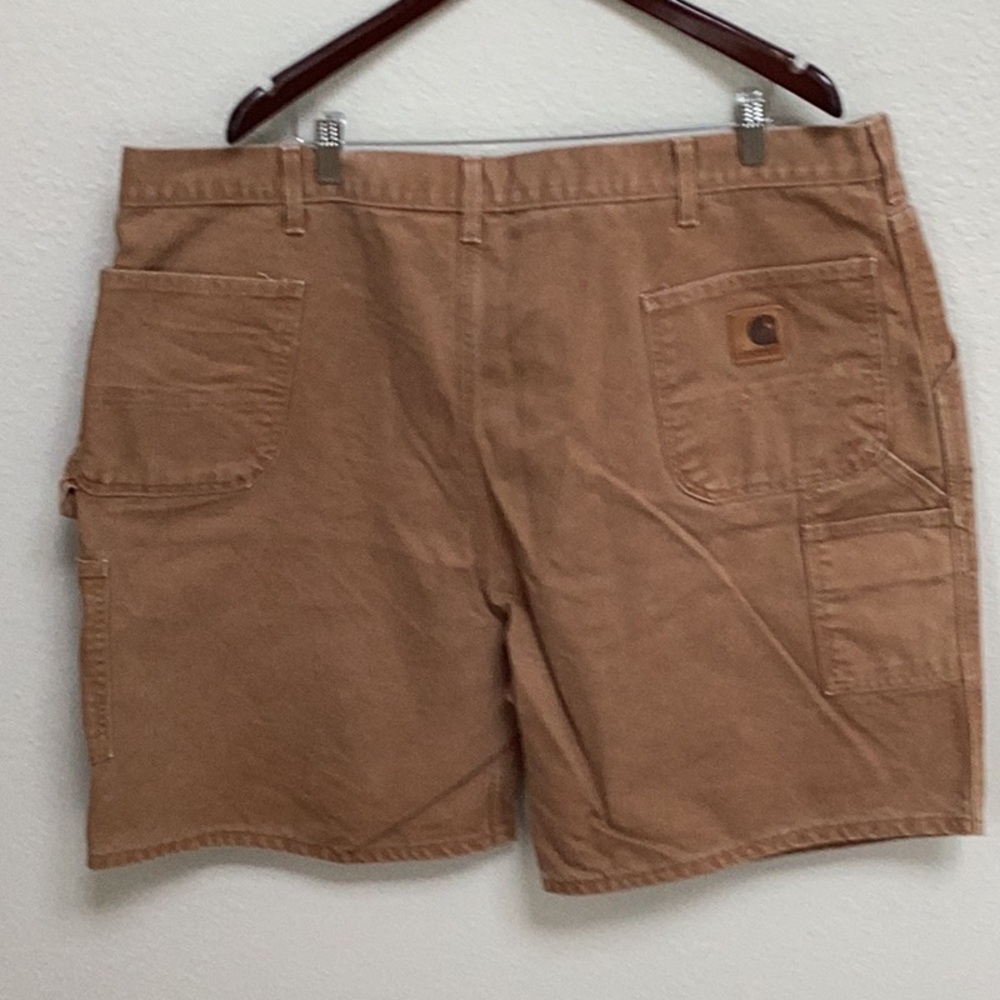 Men's Tan Shorts. CARHARTT - Picture 4 of 6